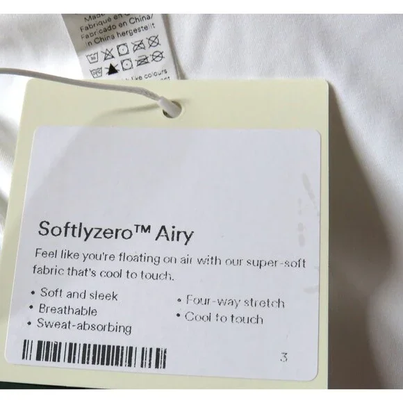 Halara SoftlyZero Airy Super High Waist 2-in-1 Cool Touch 7" Yoga Shorts White M - Picture 8 of 8